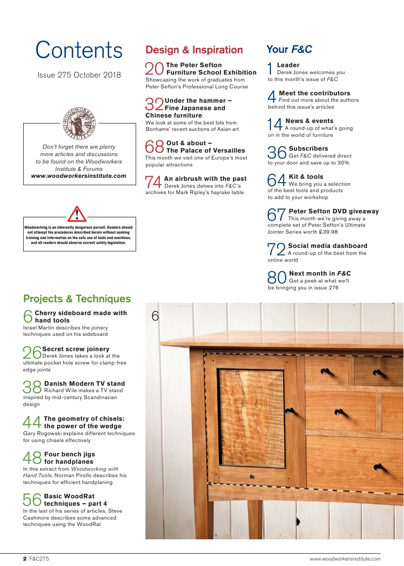 Furniture & Cabinetmaking 275 2018-10